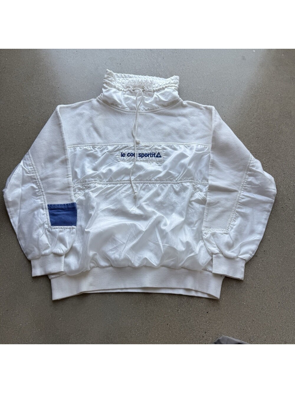 Vintage Le Coq Sportif Tech Sweatshirt Jacket Sz L 80s 90s France Tennis